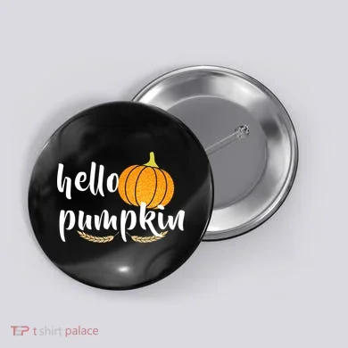 Hello Pumpkin Button