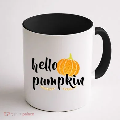 Hello Pumpkin Coffee Mug back