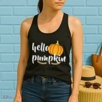Hello Pumpkin Women's Tank Top thumb 2