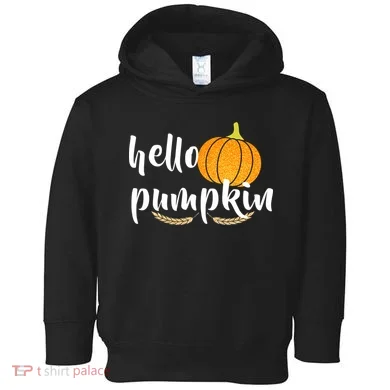 Hello Pumpkin Toddler Hoodie