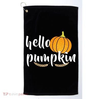 Hello Pumpkin Golf Towel