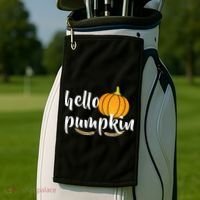 Hello Pumpkin Golf Towel thumb 2