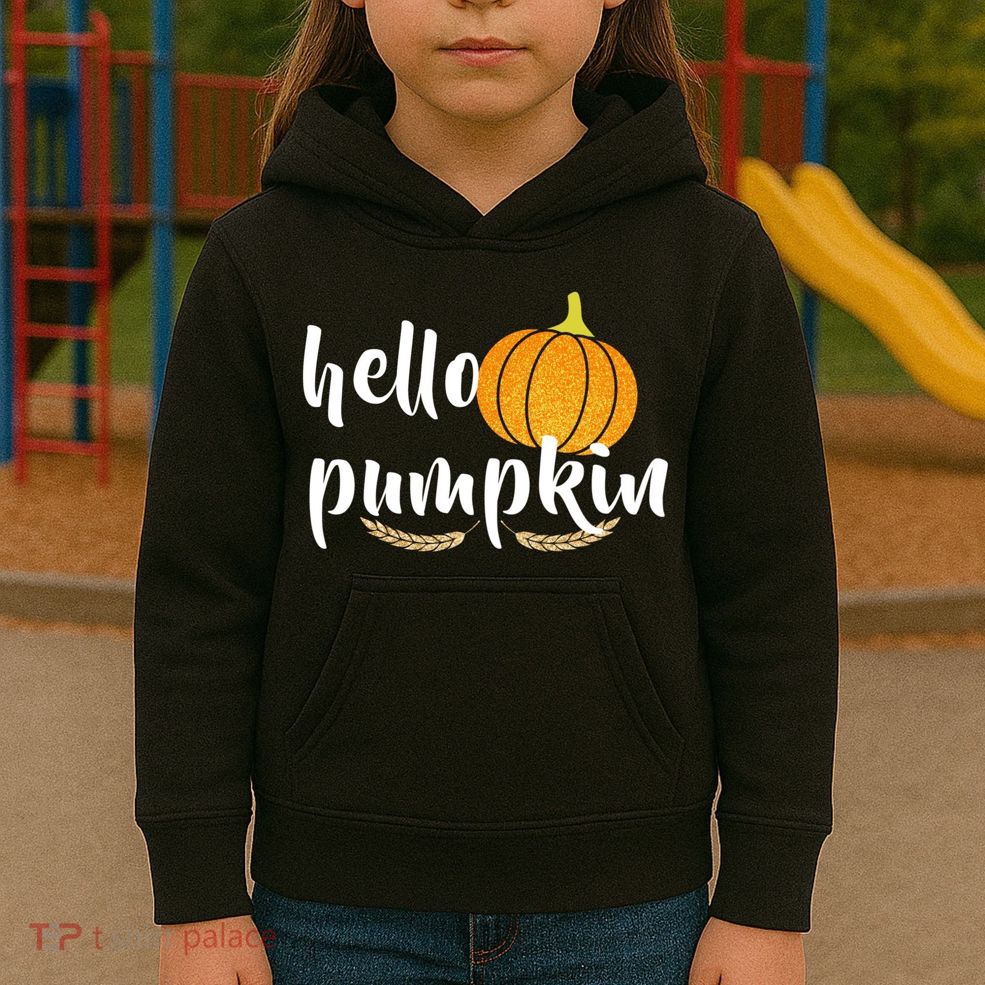 Hello Pumpkin Kids Hoodie