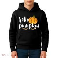 Hello Pumpkin Kids Hoodie thumb 4