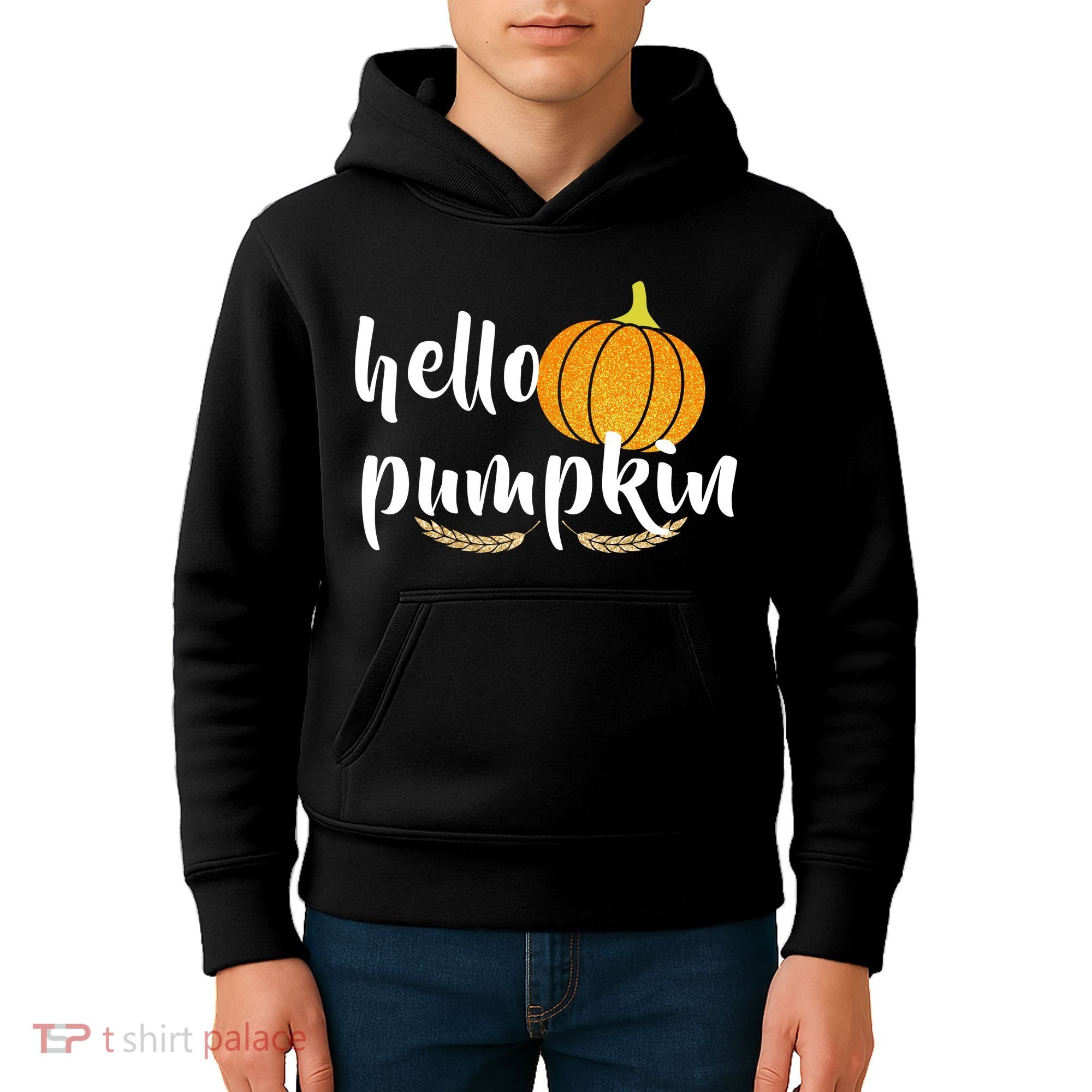 Hello Pumpkin Kids Hoodie