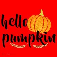Hello Pumpkin Santa Hat thumb 1