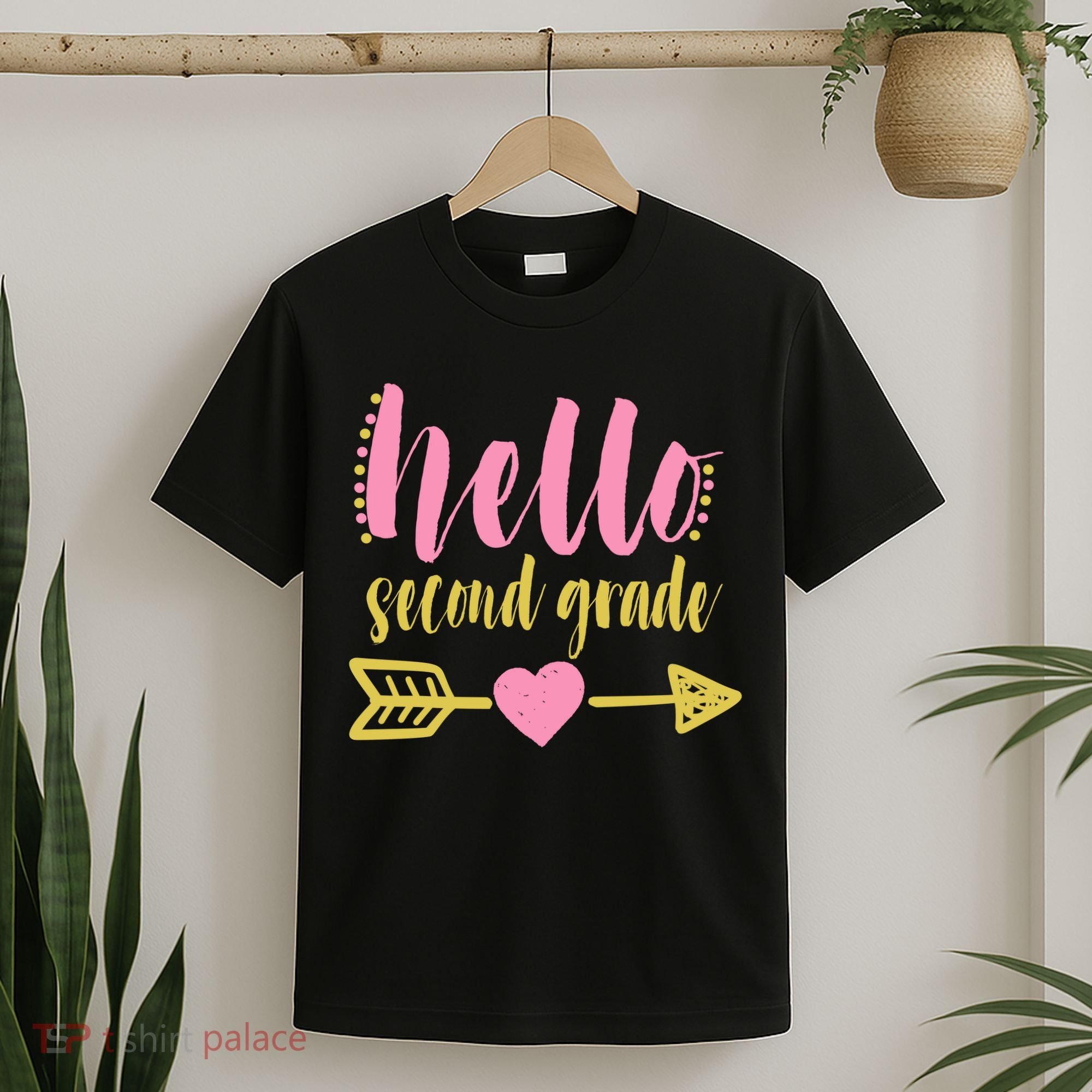 Hello Second Grade Cute Elementary School T-Shirt