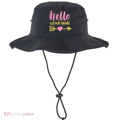 Hello Second Grade Cute Elementary School Bucket Hat