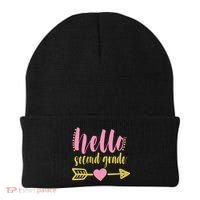 Hello Second Grade Cute Elementary School Beanie thumb 0