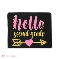 Hello Second Grade Cute Elementary School Mousepad thumb 0
