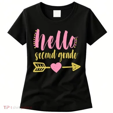 Hello Second Grade Cute Elementary School Women's T-Shirt