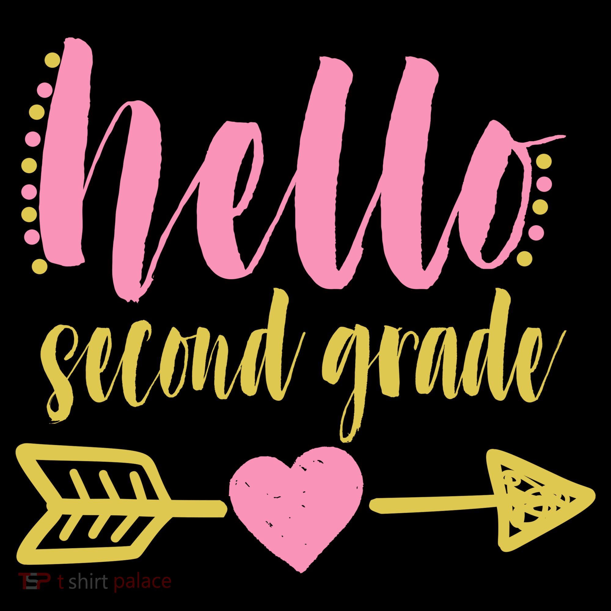 Hello Second Grade Cute Elementary School Kids Sweatshirt