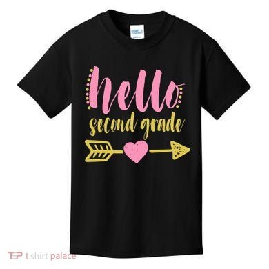 Hello Second Grade Cute Elementary School Kids T-Shirt