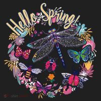 Hello Spring Floral Bugs Women's Sweatshirt thumb 2
