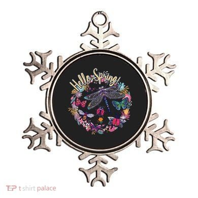 Hello Spring Floral Bugs Ornament