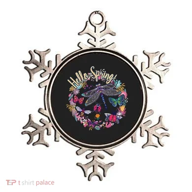 Hello Spring Floral Bugs Ornament