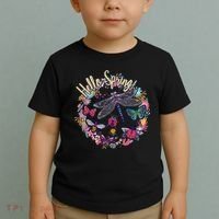 Hello Spring Floral Bugs Toddler T-Shirt thumb 2