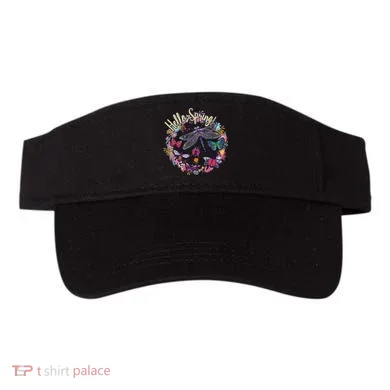 Hello Spring Floral Bugs Visor
