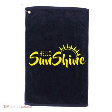 Hello Sunshine Golf Towel