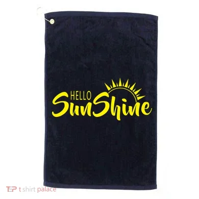 Hello Sunshine Golf Towel