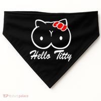 Hello Titty USA-Made Doggie Bandana thumb 0