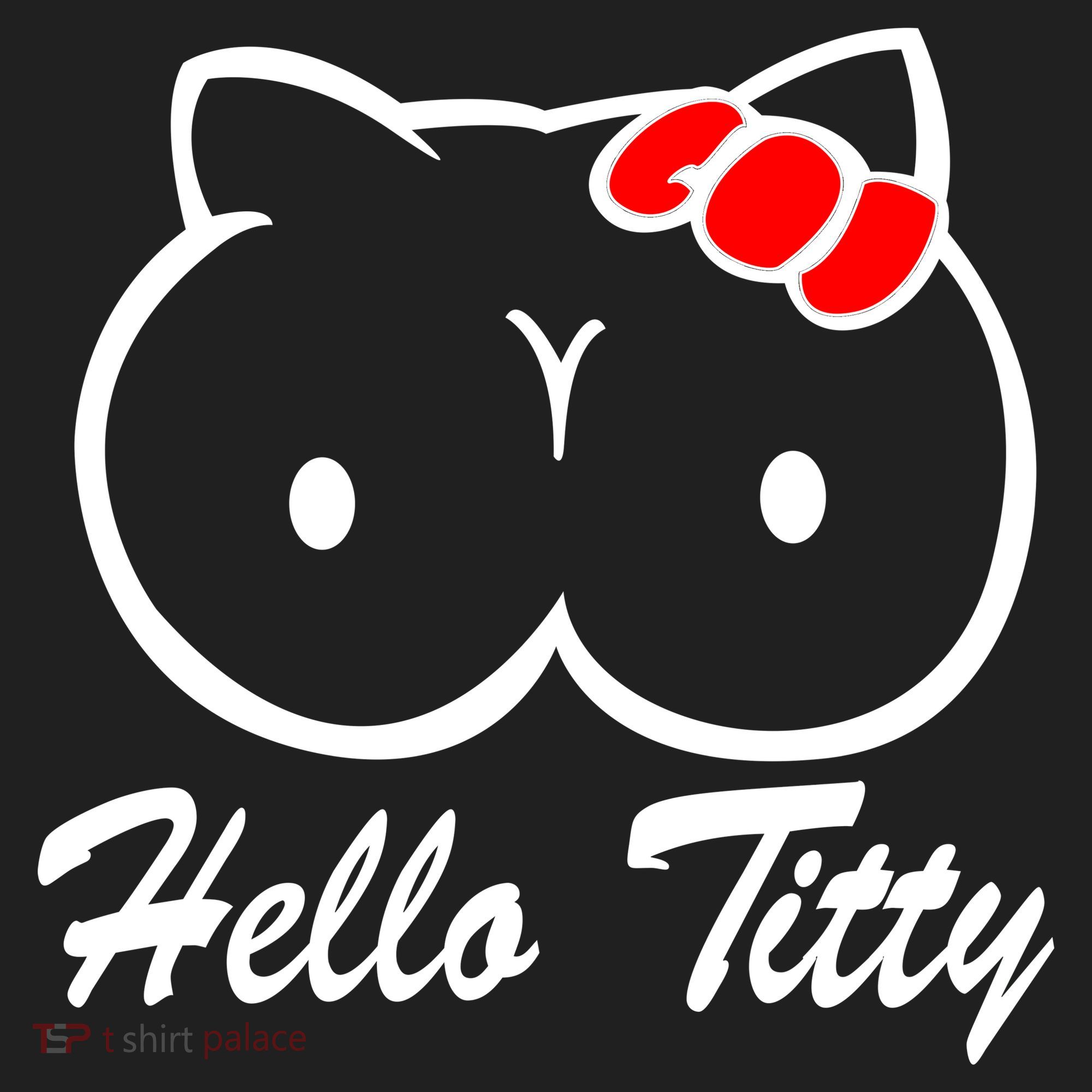 Hello Titty Golf Towel