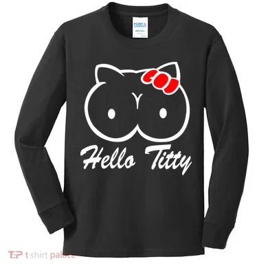 Hello Titty Kids Long Sleeve Shirt