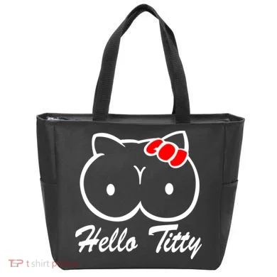 Hello Titty Tote Bag