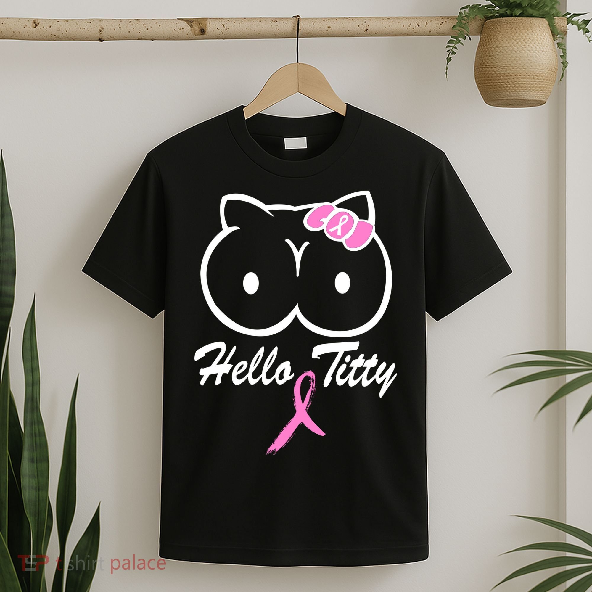 Hello Titty Breast Cancer T-Shirt