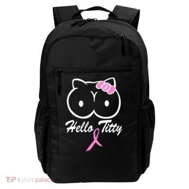 Hello Titty Breast Cancer Backpack