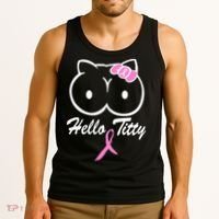 Hello Titty Breast Cancer Tank Top thumb 3