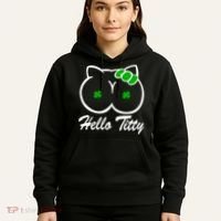 Hello Titty Irish Clover Hoodie thumb 5