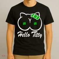 Hello Titty Irish Clover T-Shirt thumb 3