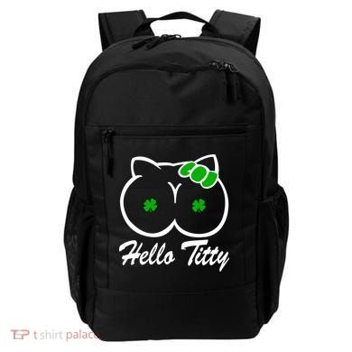 Hello Titty Irish Clover Backpack