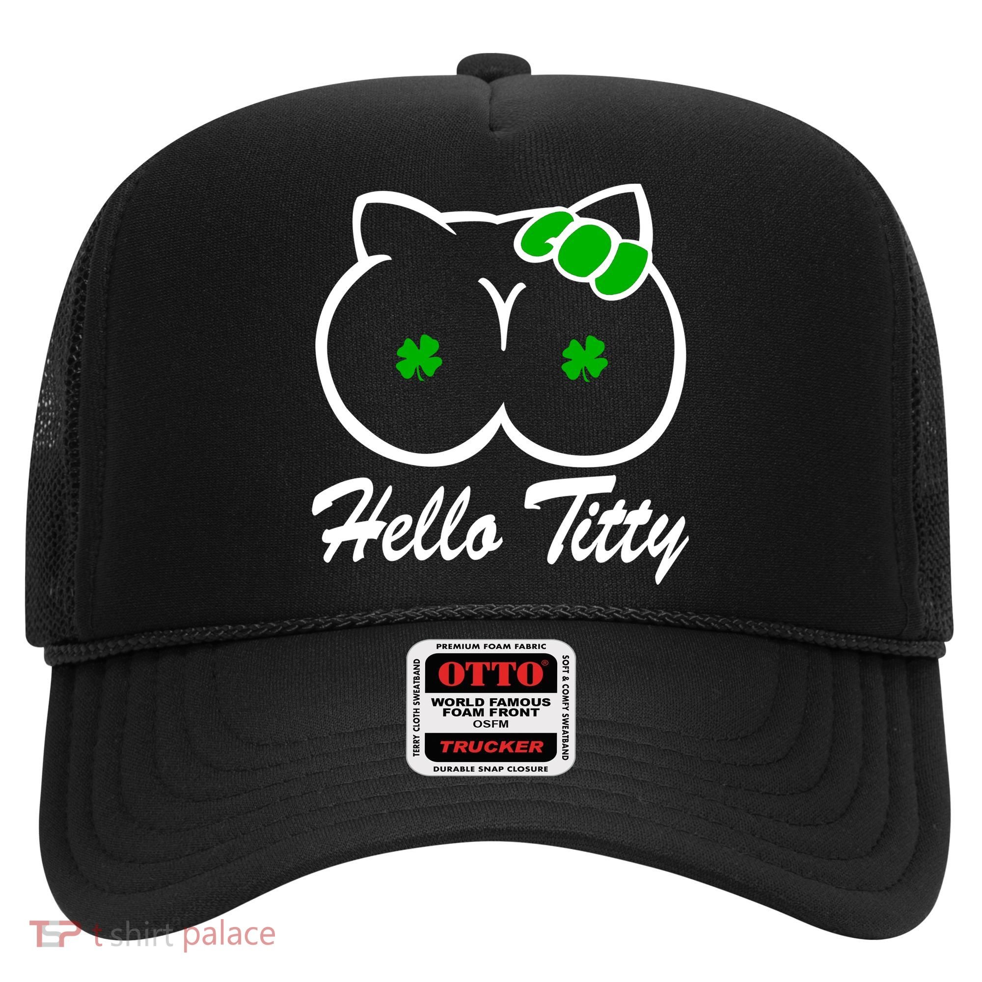 Hello Titty Irish Clover Hat