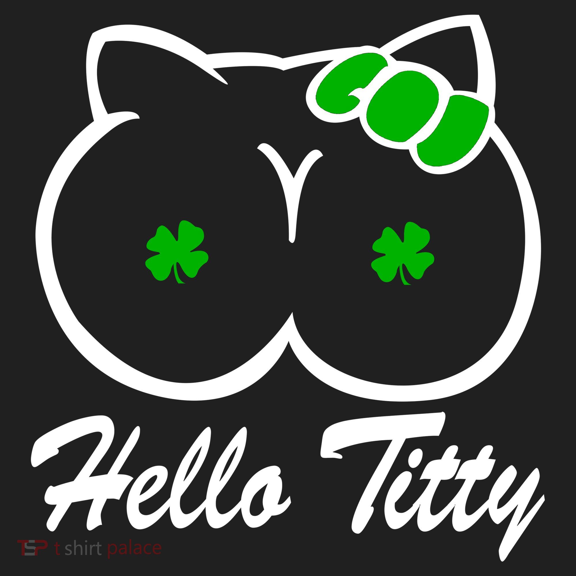 Hello Titty Irish Clover Hat