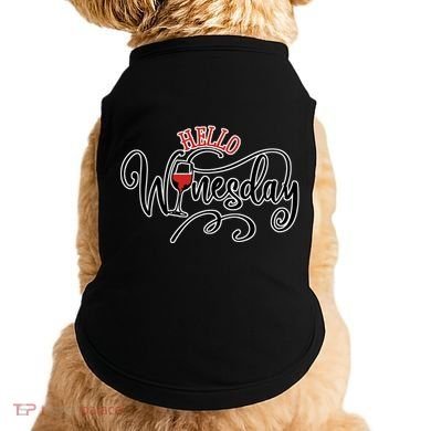 Hello Wednesday Wine Doggie Tank