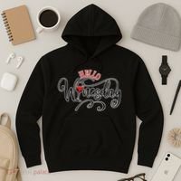 Hello Wednesday Wine Hoodie thumb 3