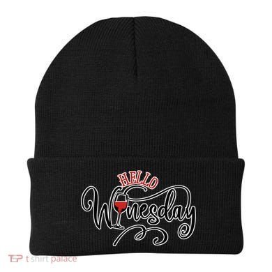 Hello Wednesday Wine Beanie