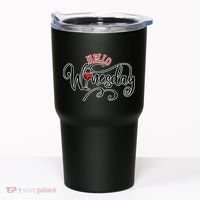 Hello Wednesday Wine Tumbler thumb 0