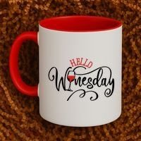 Hello Wednesday Wine Coffee Mug thumb 2