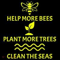 Help Bees Plant Trees Clean The Seas Visor thumb 3