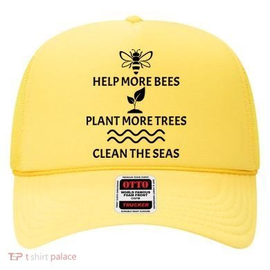 Help Bees Plant Trees Clean The Seas Hat