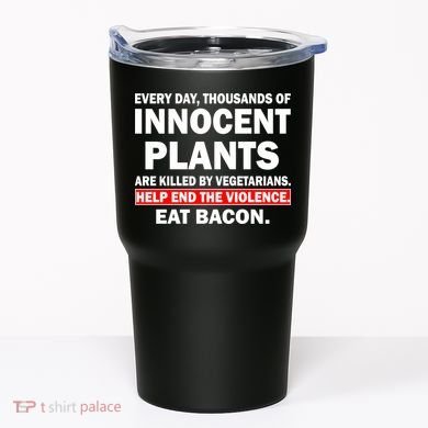 Help End The Violence Eat Bacon  Tumbler
