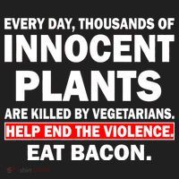 Help End The Violence Eat Bacon  Hat thumb 2