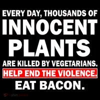 Help End The Violence Eat Bacon  Visor thumb 3