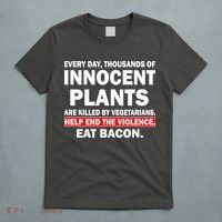 Help End The Violence Eat Bacon  T-Shirt thumb 5