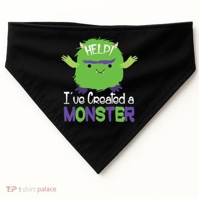 Help I've Created A Monster USA-Made Doggie Bandana