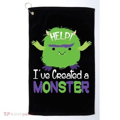 Help I've Created A Monster Golf Towel