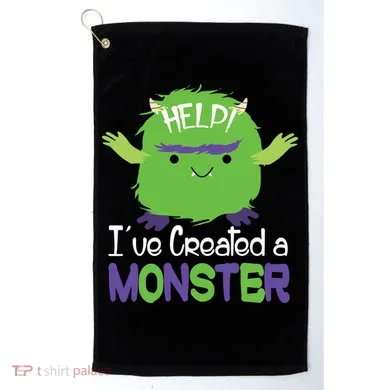Help I've Created A Monster Golf Towel